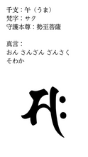 画像をギャラリービューアに読み込む, 【守護梵字】お守りケータイ待ち受け画像