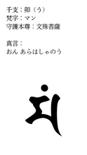 画像をギャラリービューアに読み込む, 【守護梵字】お守りケータイ待ち受け画像
